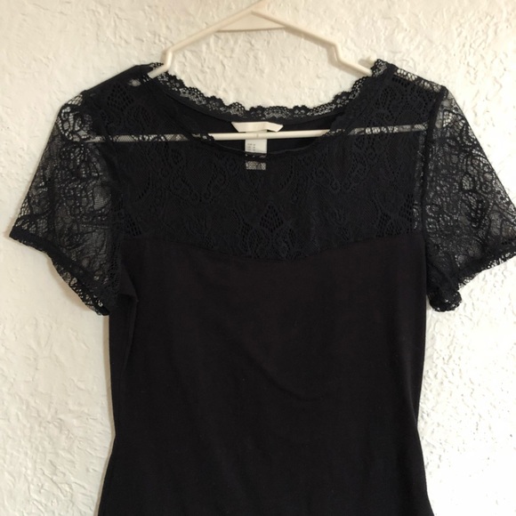 H&M black lace top - Picture 3 of 3